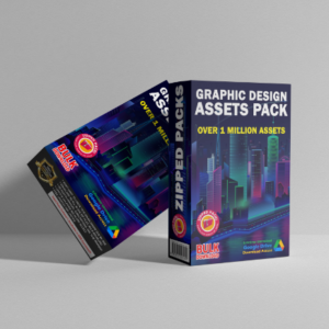 608K+ Graphic Designing Assets Pack